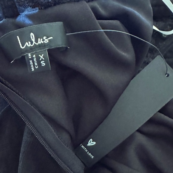 Lulus Alluring Sensation Black Tulle Embroidered Tiered Maxi Dress, Size XS, NWT - Picture 12 of 15